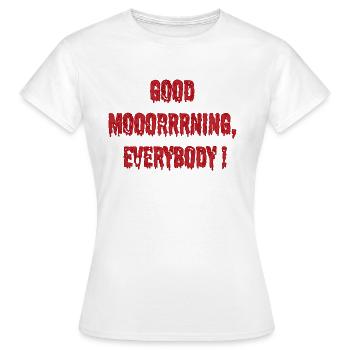 Morgenmuffel - Frauen T-Shirt - Weiß - Vorne - AI Model Female 172 dark (172cm)