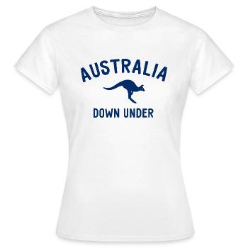 Australie - Australie - Australie - Kangourou - T-shirt Femme - blanc - Devant - AI Model Female 172 dark (172cm)