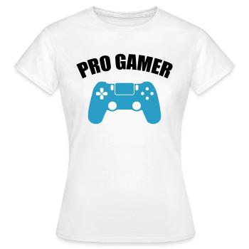 pro gamer - Frauen T-Shirt - Weiß - Vorne - AI Model Female 172 dark (172cm)