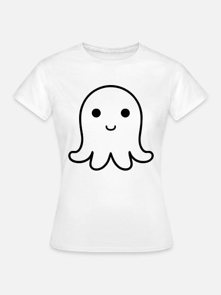 Krake - Frauen T-Shirt - Weiß