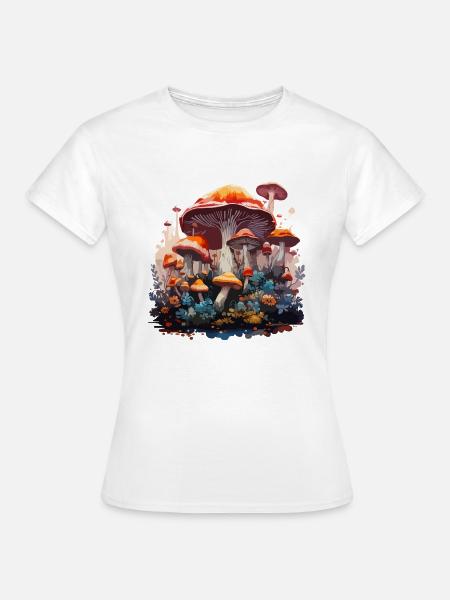 Pilztraum - Frauen T-Shirt - Weiß
