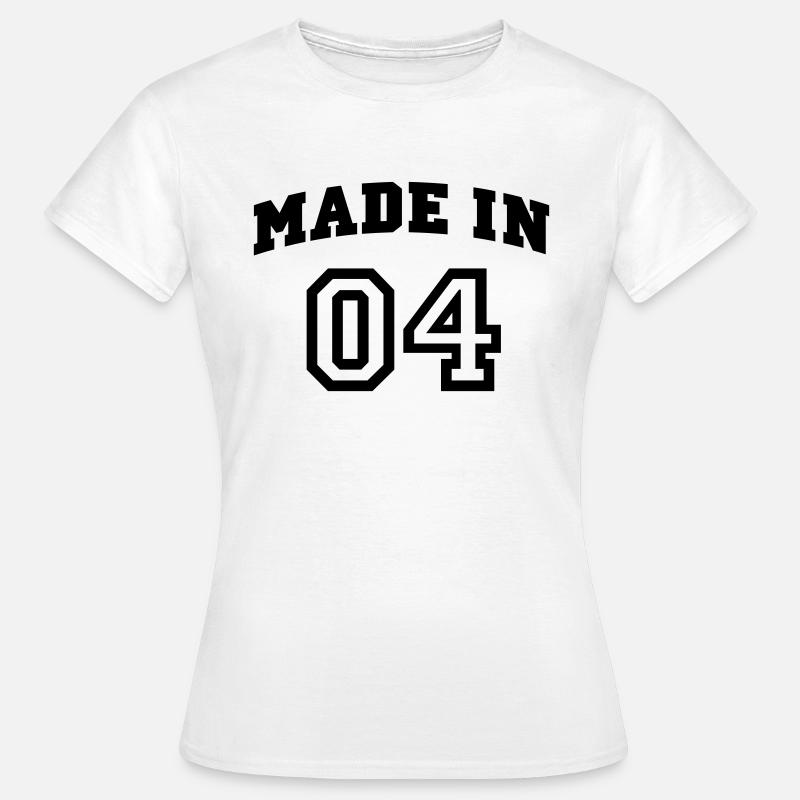 mp_madein04a - Women's T-Shirt - white
