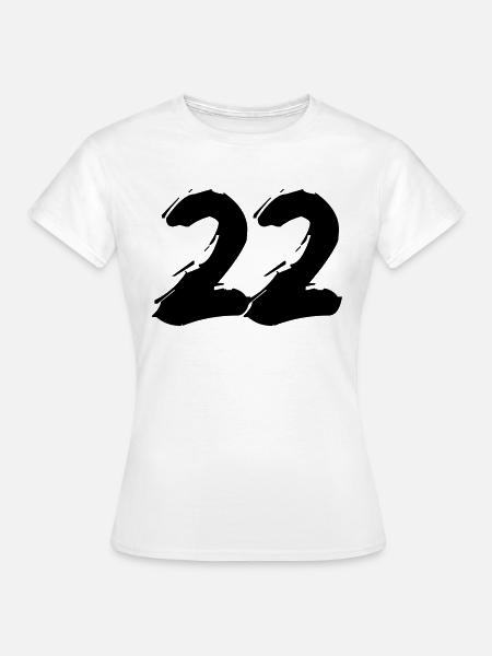 Brushed 22 - Frauen T-Shirt - Weiß