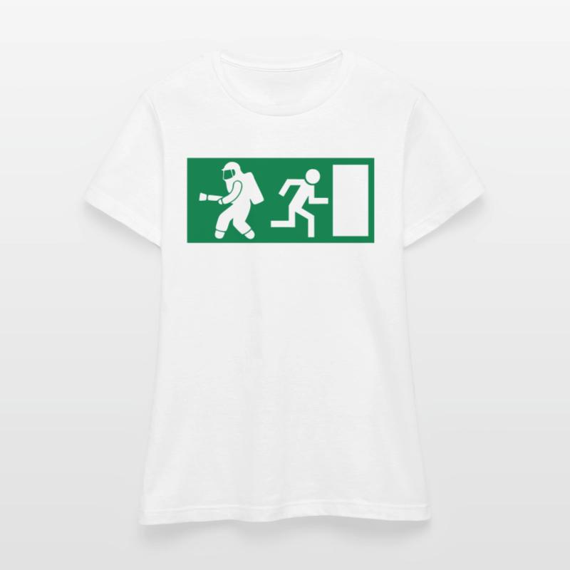Firefighter Exit Emergency Exit Women's T-Shirt