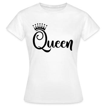 Reine - T-shirt Femme - blanc - Devant - AI Model Female 172 dark (172cm)