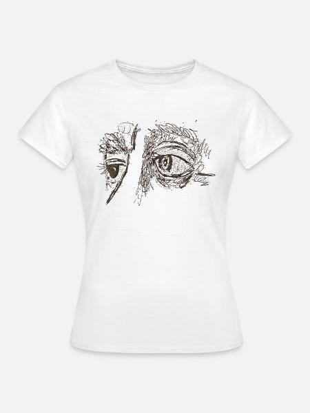 Face - Frauen T-Shirt - Weiß