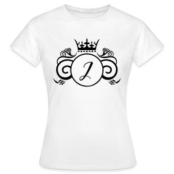 J Armoiries - T-shirt Femme - blanc - Devant - AI Model Female 172 dark (172cm)
