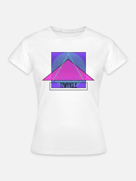 TRIANGLE - Frauen T-Shirt - Weiß