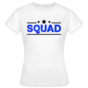 squad - Frauen T-Shirt - Weiß - Vorne - AI Model Female 172 dark (172cm)