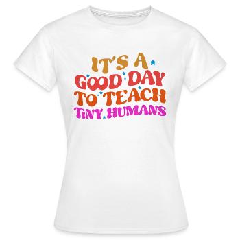 Lehramt Grundschule Lehramt Lehramt - Frauen T-Shirt - Weiß - Vorne - AI Model Female 172 dark (172cm)