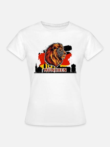 München Löwe - Frauen T-Shirt - Weiß