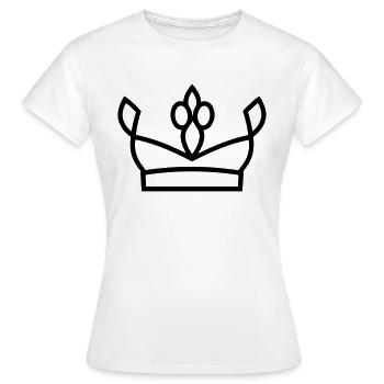 Diadem - Frauen T-Shirt - Weiß - Vorne - AI Model Female 172 dark (172cm)