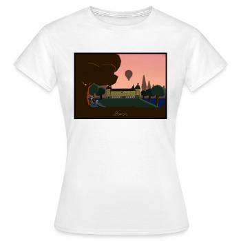 Bonn - Frauen T-Shirt - Weiß - Vorne - AI Model Female 172 dark (172cm)