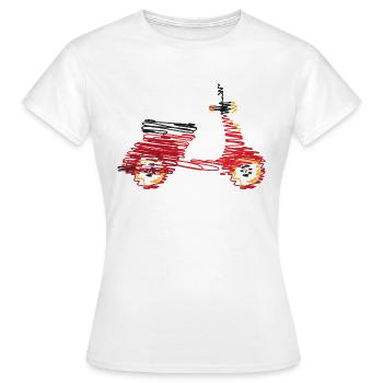 Roller - Frauen T-Shirt - Weiß - Vorne - AI Model Female 172 dark (172cm)