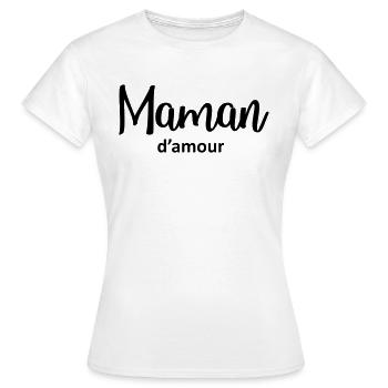 Mutter der Liebe - Frauen T-Shirt - Weiß - Vorne - AI Model Female 172 dark (172cm)