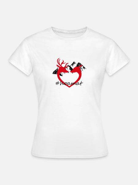 #hoamat Tolle Geschenksidee - Frauen T-Shirt - Weiß