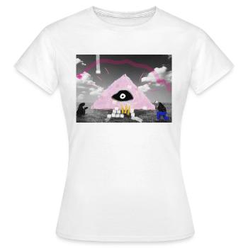 cult - Women's T-Shirt - white - Front - AI Model Female 172 dark (172cm)