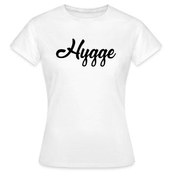Hygge - Tradition danoise - Attitude à l’égard de la vie - Nice - T-shirt Femme - blanc - Devant - AI Model Female 172 dark (172cm)