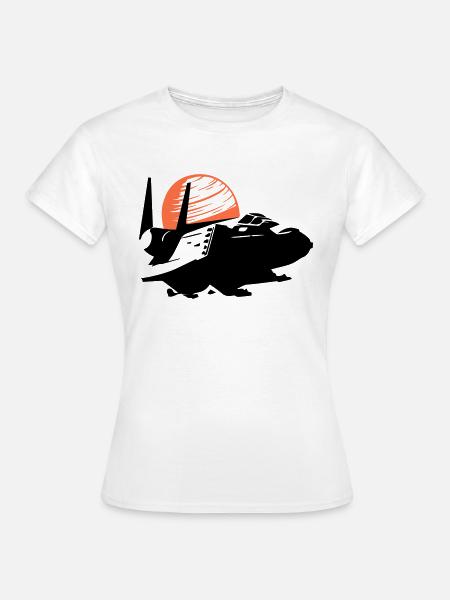 Raumschiff - Frauen T-Shirt - Weiß