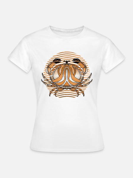 Krebs - Frauen T-Shirt - Weiß