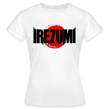 Irezumi Tattoo Encré Japon Encré Traditionnel - T-shirt Femme - blanc - Devant - AI Model Female 172 dark (172cm)
