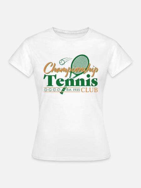 Tennis Club - Frauen T-Shirt - Weiß