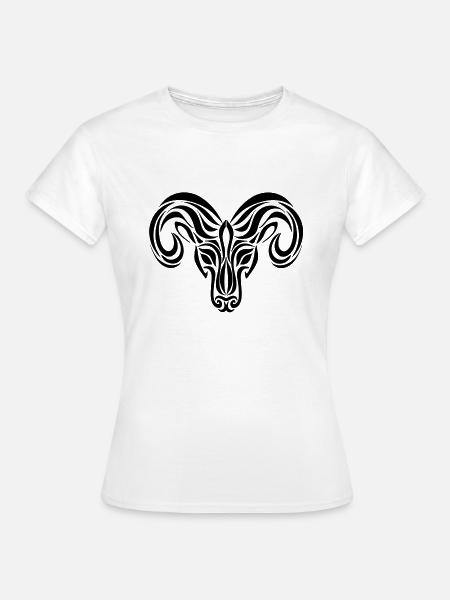 Widder - Frauen T-Shirt - Weiß