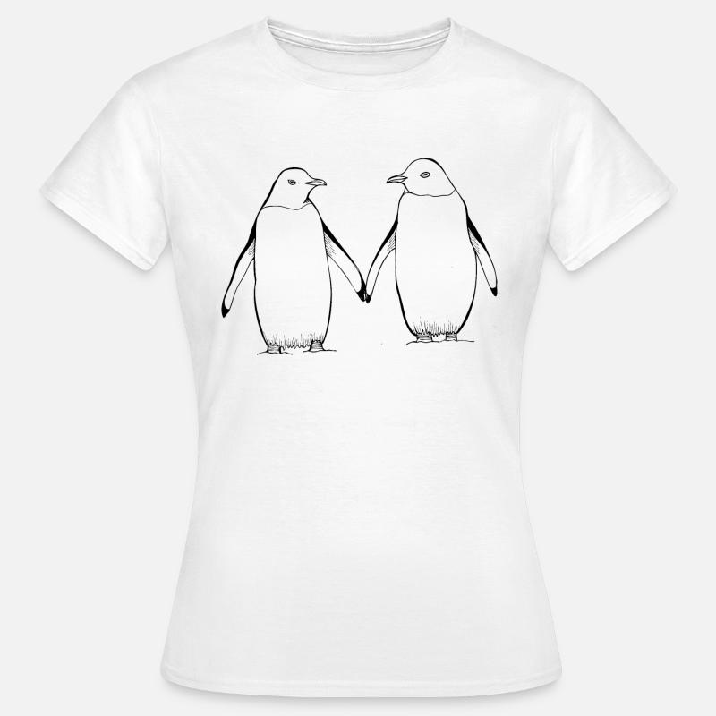 Tag der Pinguine - Frauen T-Shirt - Weiß