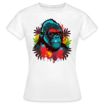 Plaint des jours de pluie - T-shirt Femme - blanc - Devant - AI Model Female 172 dark (172cm)