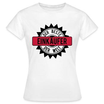 der beste einkaufer 2c - Frauen T-Shirt - Weiß - Vorne - AI Model Female 172 dark (172cm)