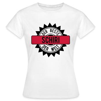der beste schiri 2c - Frauen T-Shirt - Weiß - Vorne - AI Model Female 172 dark (172cm)