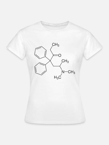 Methadon Strukturformel - Frauen T-Shirt - Weiß