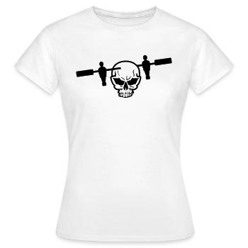 Tischfussball - Frauen T-Shirt - Weiß - Vorne - AI Model Female 172 dark (172cm)