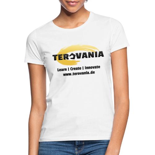 Terovania Logo mit Motto & URL - Frauen T-Shirt