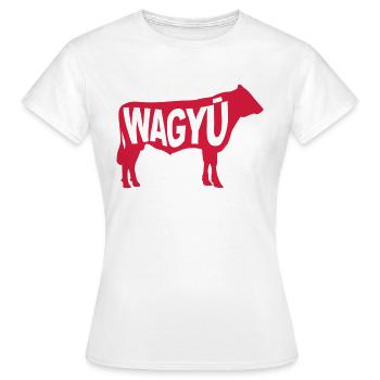 Wagyu Beef - Women's T-Shirt - white - Front - AI Model Female 172 dark (172cm)