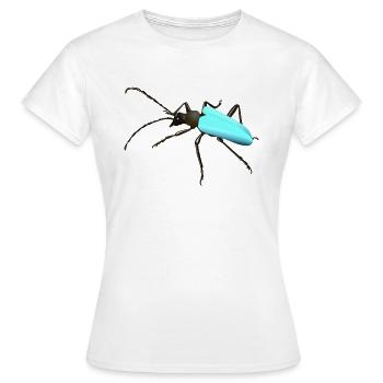 Bug - insecte - T-shirt Femme - blanc - Devant - AI Model Female 172 dark (172cm)