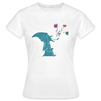 Magier - Frauen T-Shirt - Weiß - Vorne - AI Model Female 172 dark (172cm)