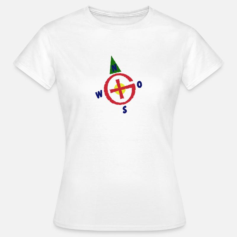 Geo caching 01 - Women's T-Shirt - white