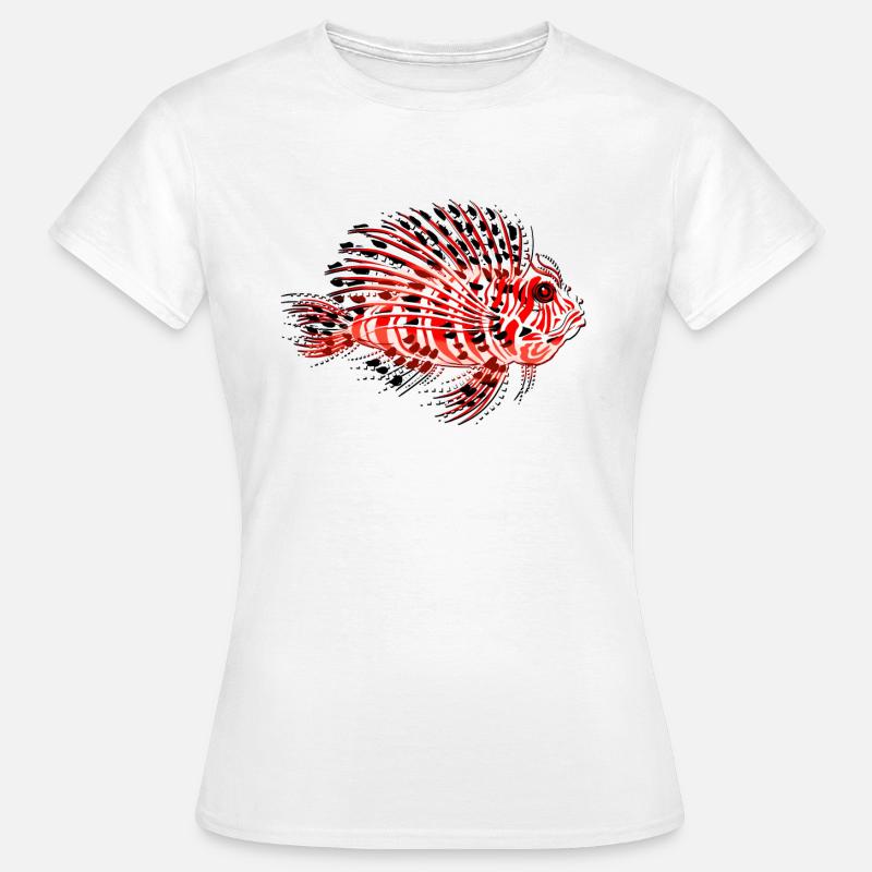 Lionfish Devilfish - Women's T-Shirt - white