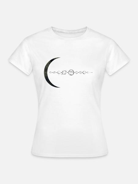 Planeten - Frauen T-Shirt - Weiß