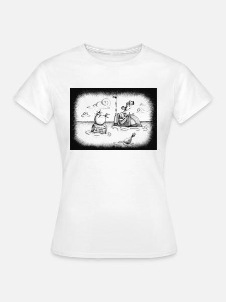 The Mighty Pirate - Frauen T-Shirt - Weiß