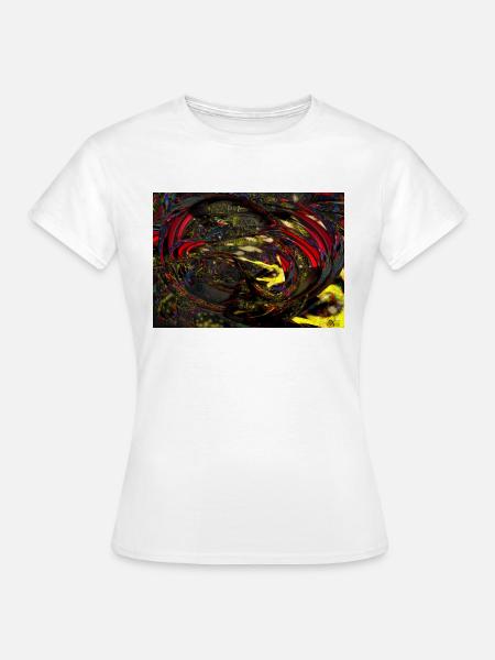 Multiverse in Red - Frauen T-Shirt - Weiß