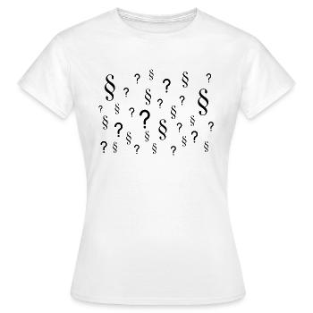 Point d’interrogation jurassien - T-shirt Femme - blanc - Devant - AI Model Female 172 dark (172cm)