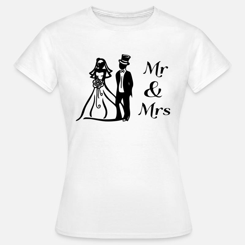 Mr & Mrs - Women's T-Shirt - white