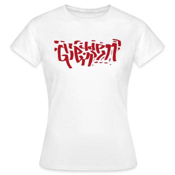 Giessen - Frauen T-Shirt - Weiß - Vorne - AI Model Female 172 dark (172cm)