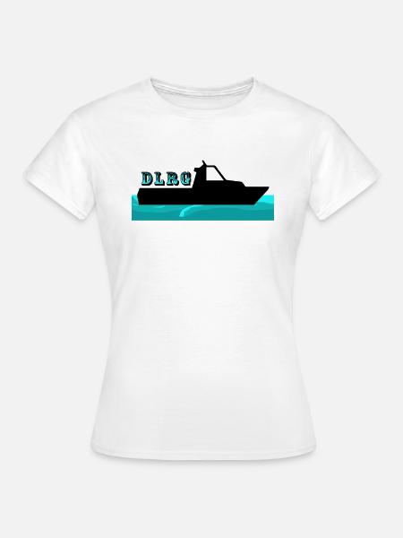 DLRG - Rettungsboot - Frauen T-Shirt - Weiß