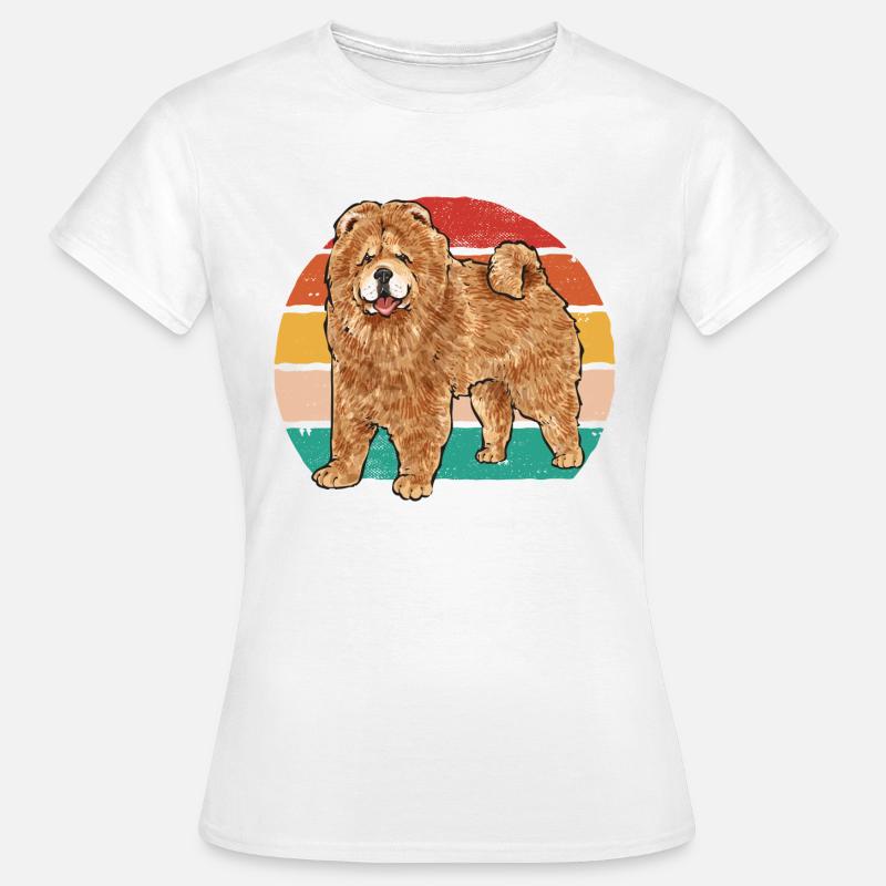 Chow Chow Cane - Maglietta da donna - bianco