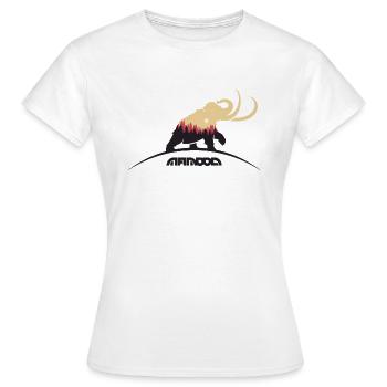 Mammoth Wilderness Insinde - Women's T-Shirt - white - Front - AI Model Female 172 dark (172cm)