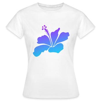 Sensation florale - T-shirt Femme - blanc - Devant - AI Model Female 172 dark (172cm)