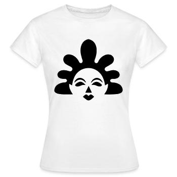clown - T-shirt Femme - blanc - Devant - AI Model Female 172 dark (172cm)